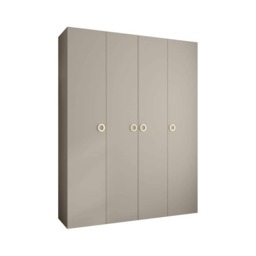 Como I Hinged Door Wardrobe 190cm - White 190cm - thumbnail 3