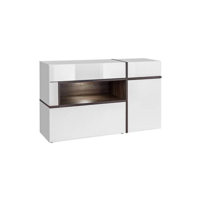Cross Sideboard Cabinet 150cm - White 150cm - image 1