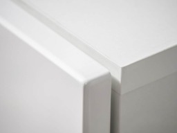 Cross Sideboard Cabinet 150cm - White 150cm - thumbnail 7