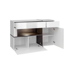 Cross Sideboard Cabinet 150cm - White 150cm - thumbnail 5
