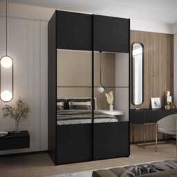 Trosa IV Sliding Door Wardrobe 140cm - Oak Artisan 140cm - thumbnail 7