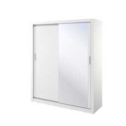 Arti 28 - 2 Sliding Door Wardrobe 180cm - White 180cm - thumbnail 2