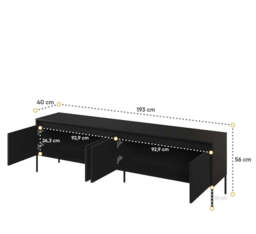 Trend TR-06 TV Cabinet 193cm - Beige 193cm - thumbnail 7