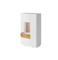 Silke 42 Display Cabinet 80cm [Left] - Matera / Wotan Oak 80cm - thumbnail 6