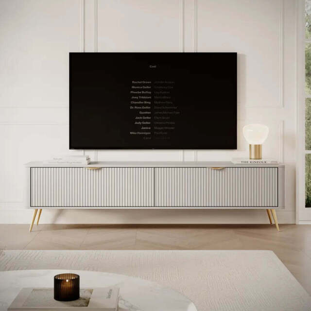 Lante TV Cabinet 200cm - Beige 200cm - image 1
