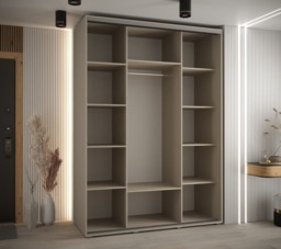 Dakota VII Sliding Door Wardrobe 170cm - Cashmere 170cm - thumbnail 3