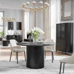 Zante ZA8 Dining Table 120cm - Cashmere 120cm - thumbnail 3