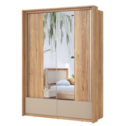 Impressio 61 Sliding Door Wardrobe 159cm - Oak Mauvella 159cm - thumbnail 4