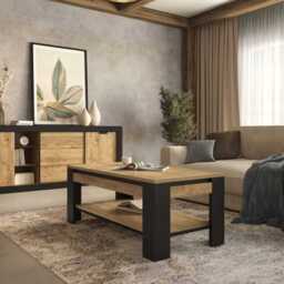 Tudor 99 Coffee Table 120cm - Oak Sandal 120cm - thumbnail 3