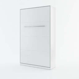 CP-02 Vertical Wall Bed Concept 120cm - White Gloss 120 x 200cm - thumbnail 2