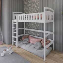 Mia Wooden Loft Bed - Graphite Without Mattress - thumbnail 2