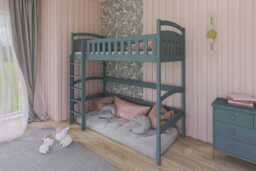 Mia Wooden Loft Bed - Graphite Without Mattress - thumbnail 7