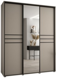 Dakota XI Sliding Door Wardrobe 190cm - Cashmere 190cm - thumbnail 2