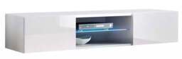 "Fly P2 Entertainment Unit For TVs Up To 60"" - White 310cm" - thumbnail 3