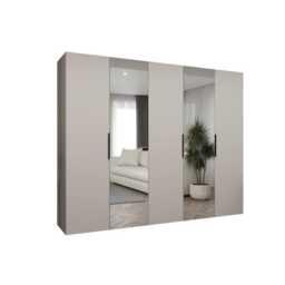 Marbella II Hinged Door Wardrobe 250cm - Oak Walnut 250cm - thumbnail 3