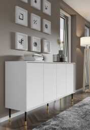 Sherwood Sideboard Cabinet 180cm - White - thumbnail 4