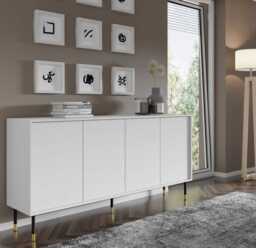 Sherwood Sideboard Cabinet 180cm - White - thumbnail 5