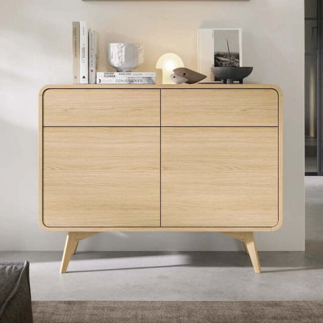 Helion Sideboard Cabinet 108cm - Oak Vincenza 108cm - image 1
