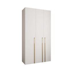 Como III Hinged Door Wardrobe 130cm - Cashmere 130cm - thumbnail 6