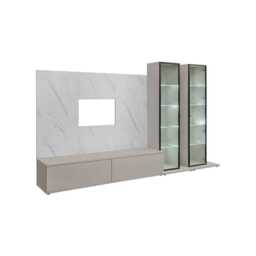 "Glam II Entertainment Unit For TVs Up To 70"" - Cashmere 300cm" - thumbnail 2