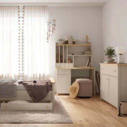 Story SO-12 Hinged Wardrobe 85cm - White Matt 85cm - thumbnail 6