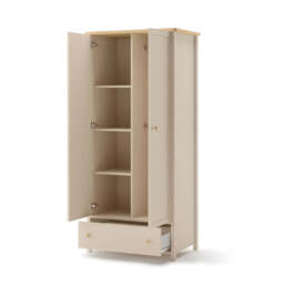Story SO-12 Hinged Wardrobe 85cm - White Matt 85cm - thumbnail 3