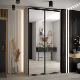 Dakota II Sliding Door Wardrobe 140cm - Cashmere 140cm - thumbnail 1