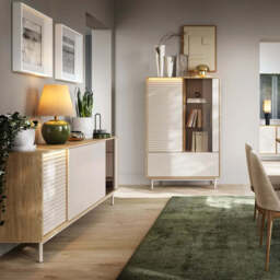 Tila Display Cabinet 100cm - Cashmere 100cm - thumbnail 7