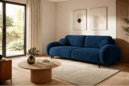 Sofa Bed Soft - 232cm 109cm Brown 25 - thumbnail 6