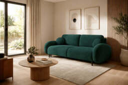 Sofa Bed Soft - 232cm 109cm Brown 25 - thumbnail 5