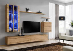 "Switch XII Entertainment Unit For TVs Up To 58"" - Black 330cm Graphite" - thumbnail 5