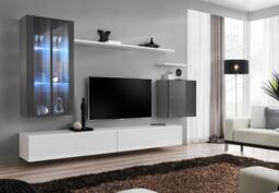 "Switch XII Entertainment Unit For TVs Up To 58"" - Black 330cm Graphite" - thumbnail 6