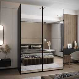 Trosa II Sliding Door Wardrobe 170cm - White 170cm - thumbnail 8