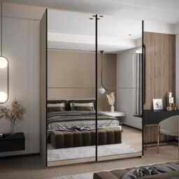 Trosa II Sliding Door Wardrobe 170cm - White 170cm - thumbnail 2
