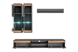 "Modo Entertainment Unit For TVs Up To 49"" - Grey Matt 175cm" - thumbnail 2