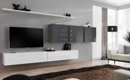 "Switch VII Entertainment Unit For TVs Up To 49"" - Graphite 340cm White" - thumbnail 6