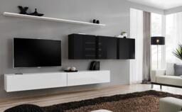 "Switch VII Entertainment Unit For TVs Up To 49"" - Graphite 340cm White" - thumbnail 7