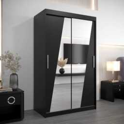Rhomb Sliding Door Wardrobe 120cm - Oak Artisan 120cm - thumbnail 2