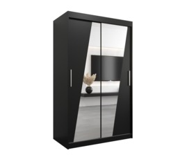 Rhomb Sliding Door Wardrobe 120cm - Oak Artisan 120cm - thumbnail 3