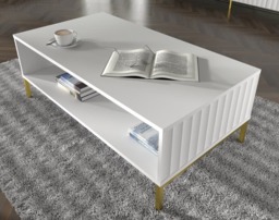 Wave Coffee Table 90cm - Black 90cm - thumbnail 6