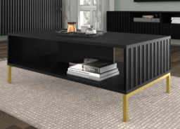 Wave Coffee Table 90cm - Black 90cm - thumbnail 2