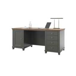 Evora Office Desk 180cm - Green 180cm - thumbnail 5