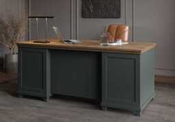 Evora Office Desk 180cm - Green 180cm - thumbnail 6