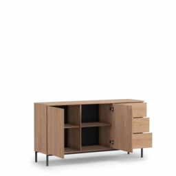 Querty 01 Sideboard Cabinet 150cm - White Matt 150cm - thumbnail 3