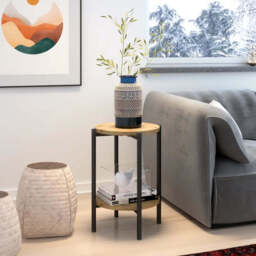 Sigma D Coffee Table 44cm - Oak Artisan 44cm - thumbnail 1
