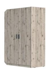 Snow 06 Corner Wardrobe 117cm - White Gloss 117cm - thumbnail 4