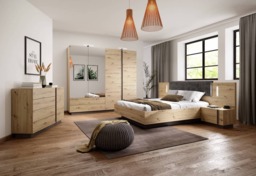Arco Hinged Door Wardrobe 220cm - White 220cm - thumbnail 5