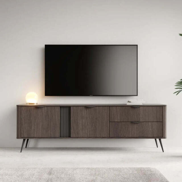 Veris TV Cabinet 195cm - Oak Dunin 195cm - image 1