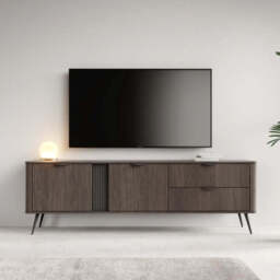 Veris TV Cabinet 195cm - Oak Dunin 195cm - thumbnail 1