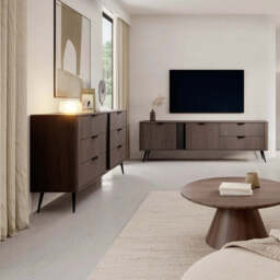 Veris TV Cabinet 195cm - Oak Dunin 195cm - thumbnail 6